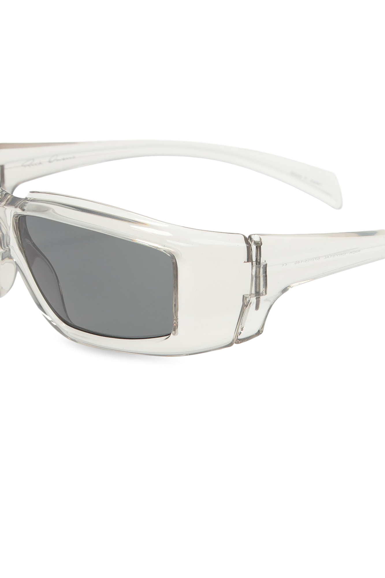 【Rick Owens】RICK SUNGLASSES RG0000005 Rick Owens Rick Sunglasses - Black Temple / Black Lens – Kith Europe